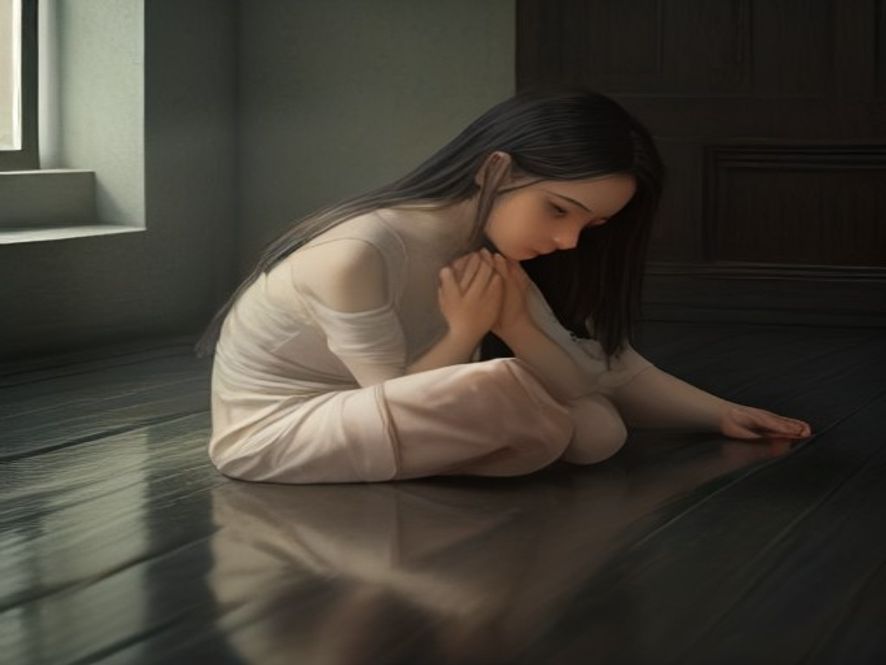 A pair of hands folded in prayer, reflecting a moment of genuine, quiet surrender rather than a public display.